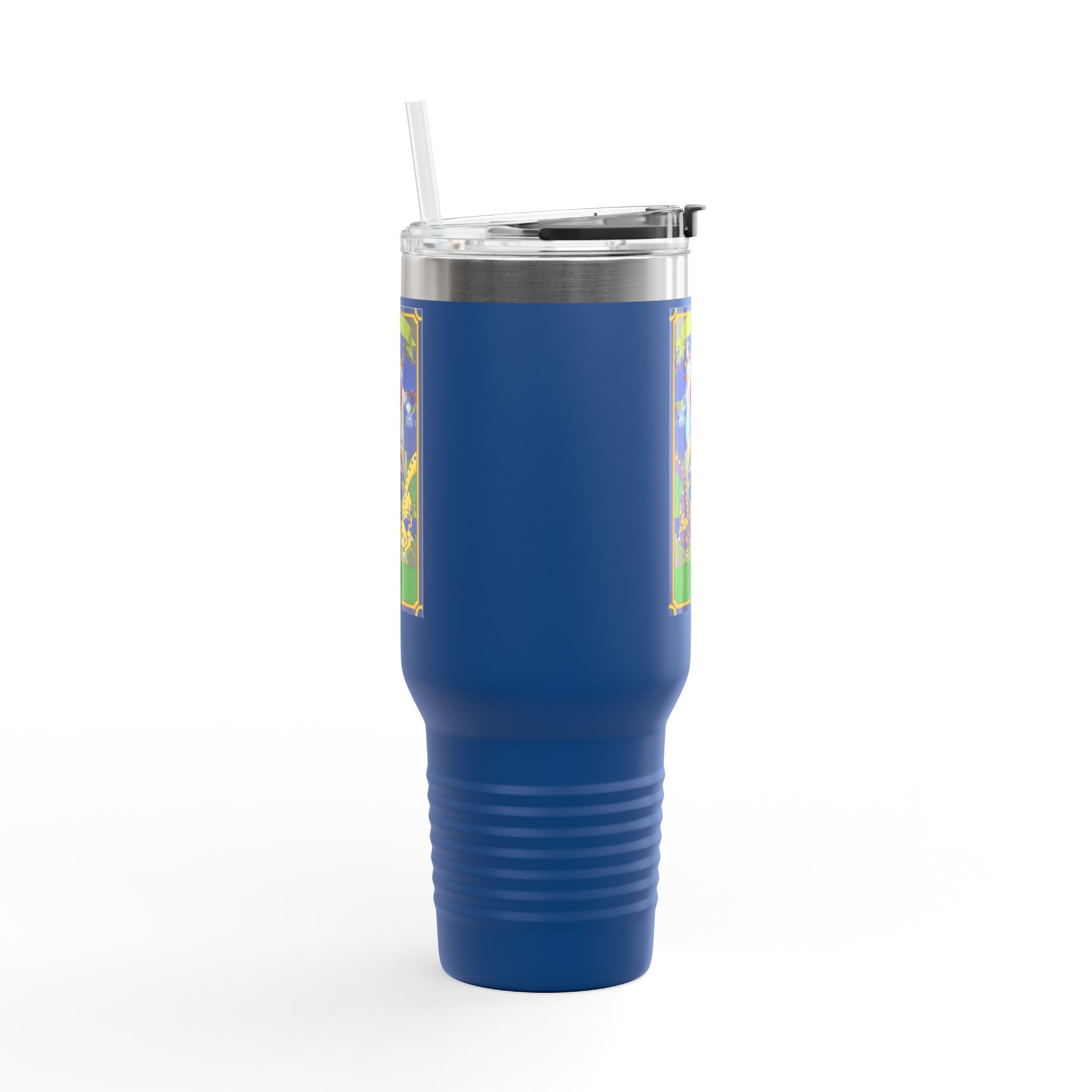 Insulated Travel Mug, 40oz Tarot card Chariot