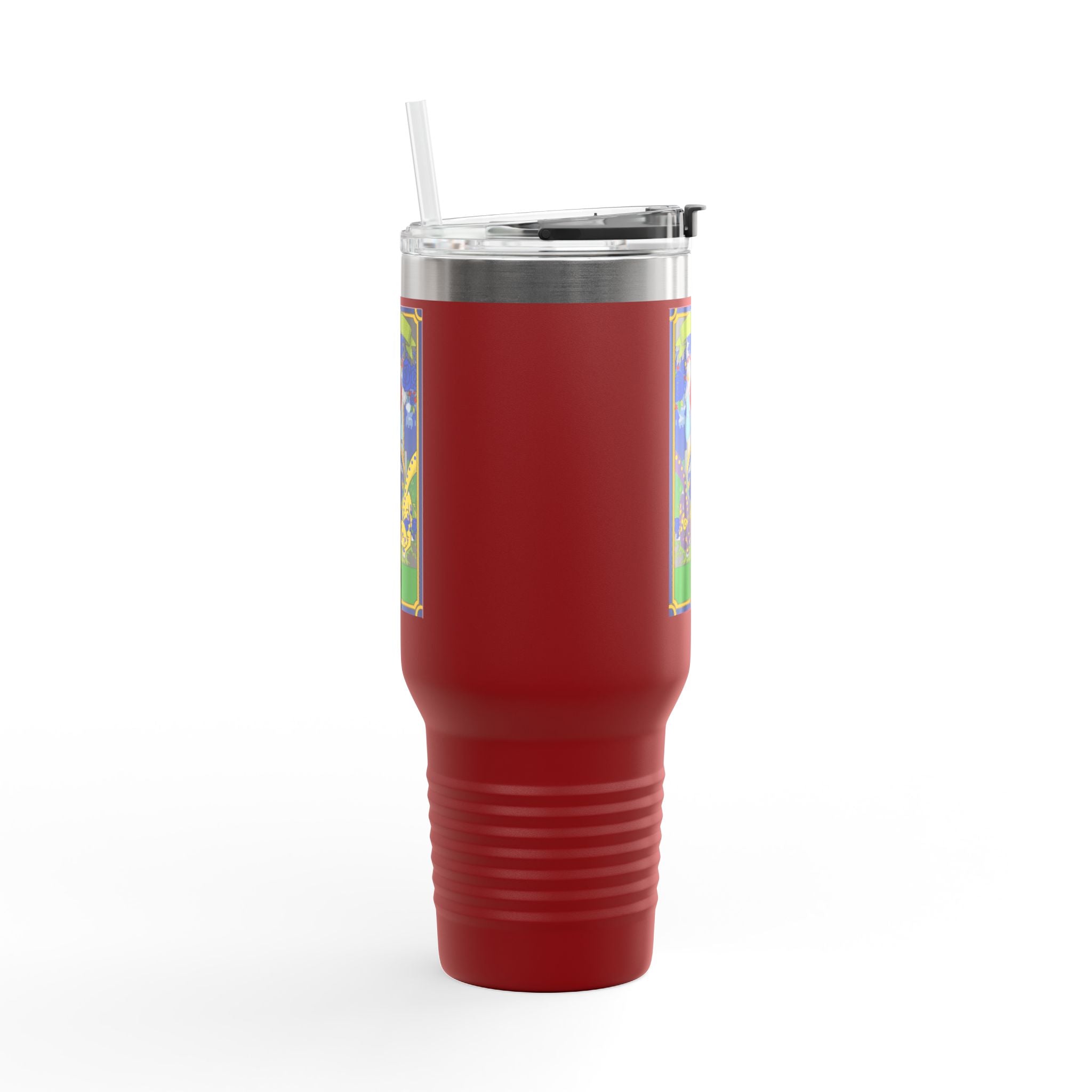 Insulated Travel Mug, 40oz Tarot card Chariot