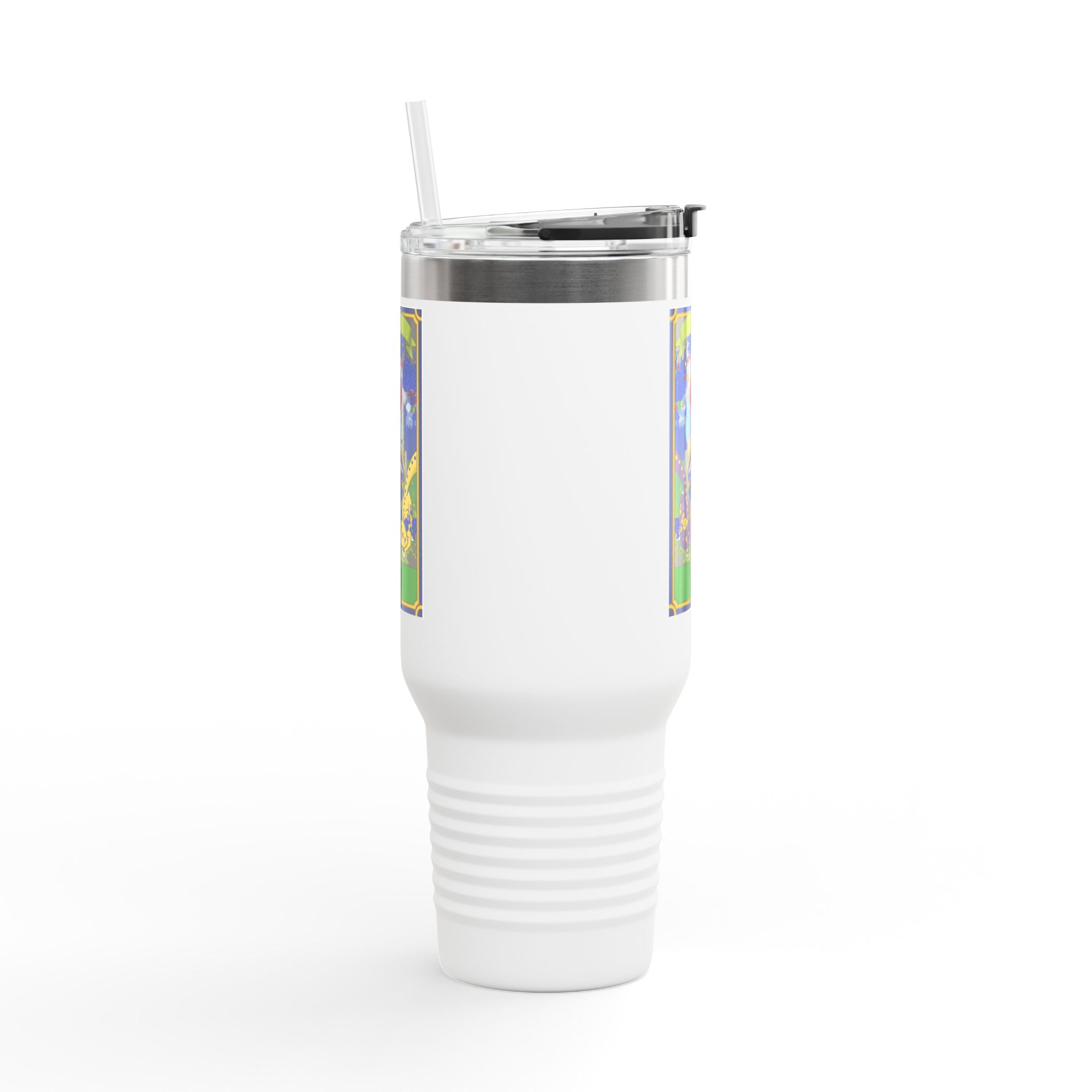 Insulated Travel Mug, 40oz Tarot card Chariot