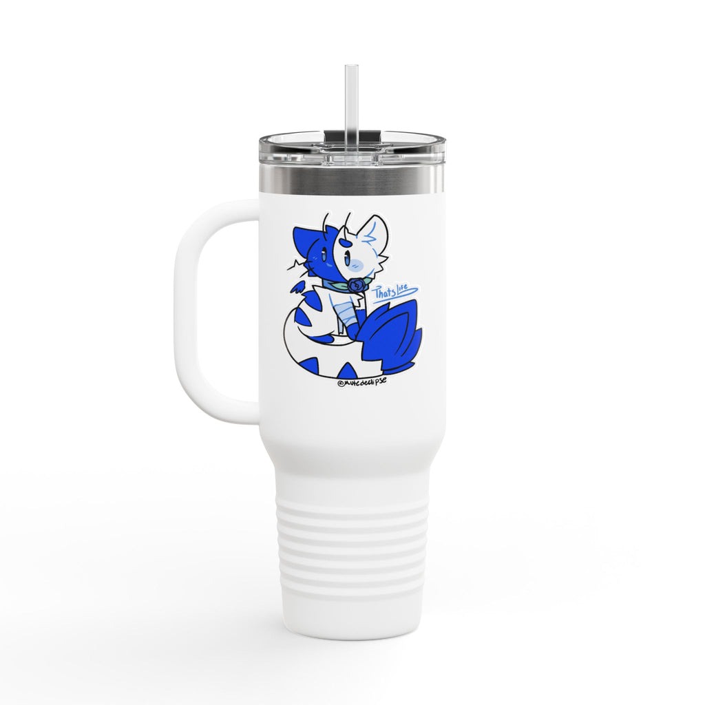 Insulated Travel Mug, 40oz Bad Day Blue